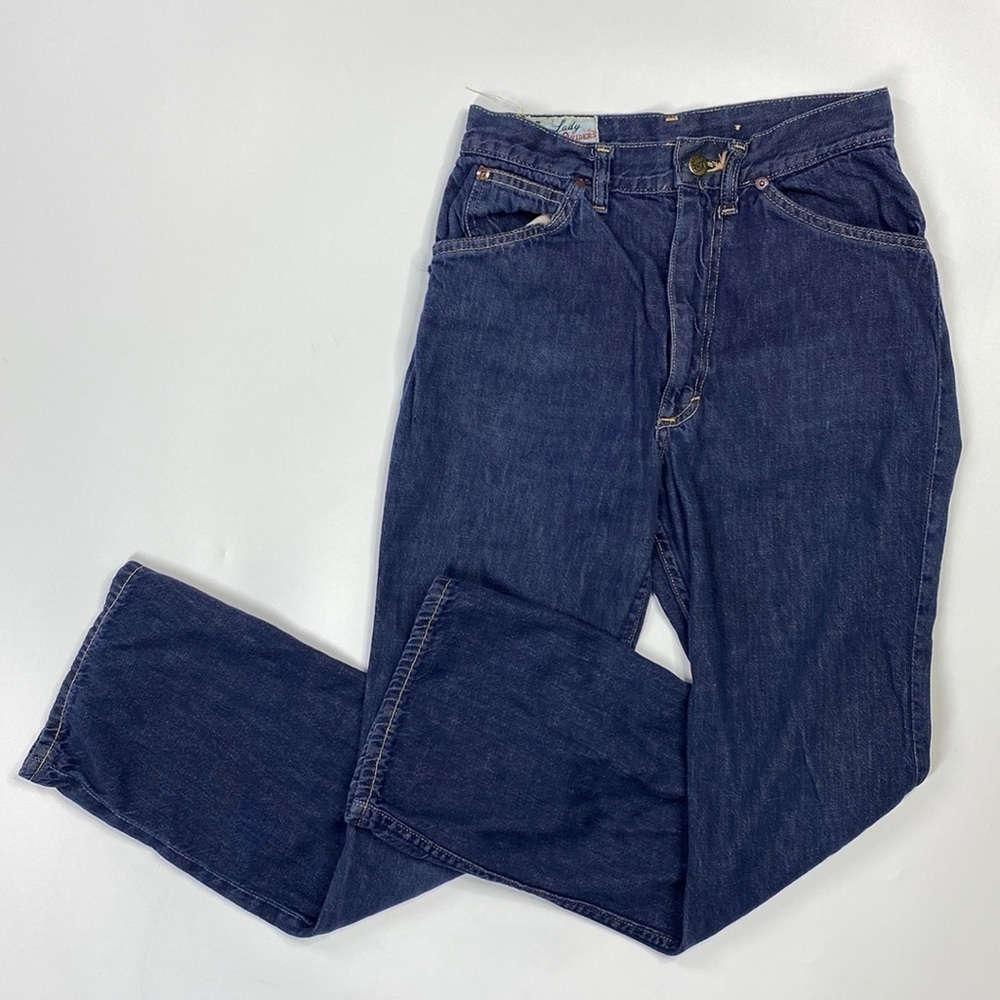 Lady Lee Riders Sanforized Vat Dyed USA Authentically Western 70's